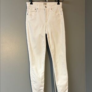 Women's White J Crew Jeans
